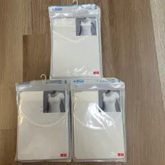 【227140】UNIQLO ユニクロ  未使用品　エアリズム　Uネック　半袖　キャミソール　3点セット　サイズS  ・