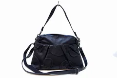 【224822】Sensounico センソユニコ  【Lucruca ラサクラ】 2WAY ショルダーバッグ 豚革 ピッグスキン ブラック