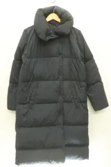 【中古】 theory レディースダウンジャケット 4 ダウンコート theory 4 紺 ネイビー 無地