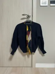 スカーフ取り外しニット