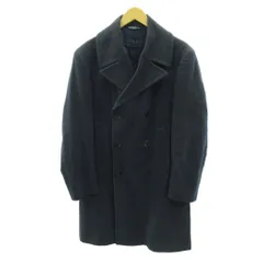 ポロ バイ ラルフローレン Polo by Ralph Lauren ヴィンテージ 80s 三角タグ チェスターコート モールスキン ダブル ロング丈 紺 ネイビー 1119