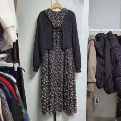 (コーデ set) かわいいボレロ + シフォン ONE PIECE