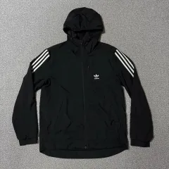 アディダス ウィンドブレーカー フード ジャケット L