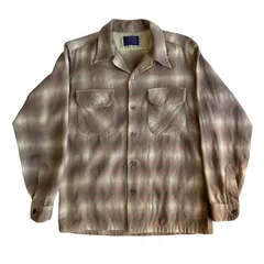 Pendleton vintage オンブレ60’sボードシャツ サイズL 60's PENDLETON オンブレ ボードシャツ ペンドルトン｜Yahoo!フリマ