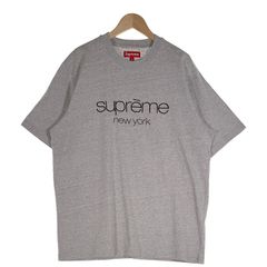 Supreme suprème new york Tシャツ グレー L - メルカリ