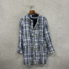 ザラ ツイード コート ジャケット M M08097