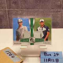 2008 Upper Deck Brandon Wu Si Woo Kim Dual game-used memorabilia ジャージ カード