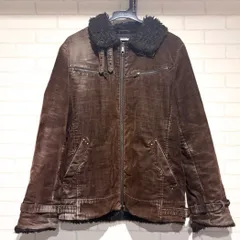 vintage archive 00's SMITH'S AMERICAN  スミスアメリカン ボアジャケット コート ジャケット ブラウン 茶色 Mのサムネイル