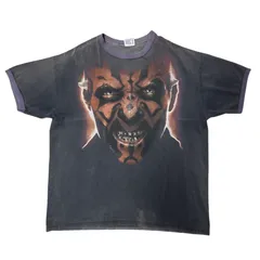 90s STAR WARS Darth Maul  At last we will have revenge スターウォーズ リンガー ダースモール フェード Tシャツ XLサイズ 映画 movie vintage ヴィンテージ ビンテージ
