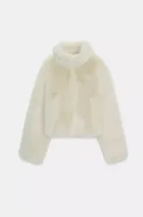 ザラ ショート ファー コート