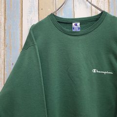 リーボック ベクター刺繍ロゴ スウェット グリーン USA製 XLARGE 緑色 