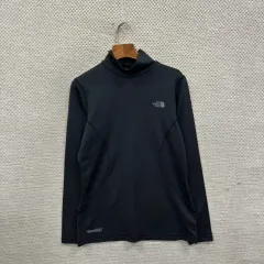 THE NORTH FACE アウトドア 刺繍 ロゴ タートルネック 長袖Tシャツ 90 A03650