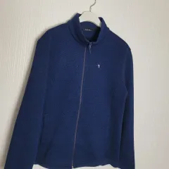 110_BLACK YAK ブラックヤク フリース 起毛 ジップアップ ネイビー