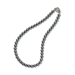 [CRANES COLLECTION] [クレインズコレクション] 選べる3カラー 貝パール ネックレス 日本製 天然 高級 真珠 8mm珠 冠婚葬祭 フォーマル ケース お手入れクロス 書付