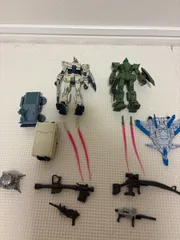ジャンクMIA2体セット「ガンダムEZ-8  + ジムスナイパー」付属品一部あり　モビルスーツインアクション