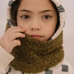 【クリアランスSALE80%OFF 5178円→1035円】SHEEP SKINLIKE NECK BAND (KAKI, OLD PINK, ECRU) フリーサイズ by studio boheme paris オーガニックコットン ネックウォーマー