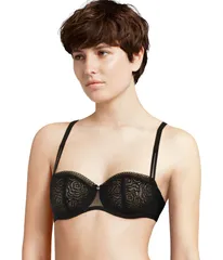 シャントル レディース アンダーウェア ブラジャー Chantelle C Jolie Demi Bra Black ブラック