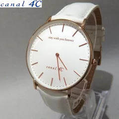 ★canal 4℃ stay with you forever クォーツ 腕時計 ピンクゴールド カナル ヨンドシー★