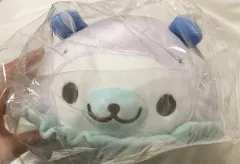 まめゴマ　アザラシ　 マスコット フィギュア　水色 クリアケース付き　レア まめゴマ アザラシ マスコット フィギュア 水色 クリアケース付き レア