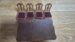 シルバニアファミリー オールド テーブルセット 1 (椅子 ツアーベルベット)