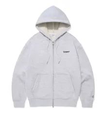未開封新品 COVERNAT カバーナット スモール アセンティック ボア フーディー ジップアップ - ヘザー グレー L