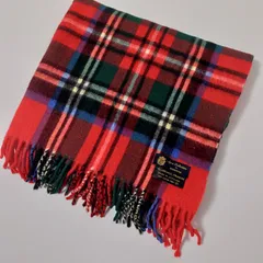 スピックアンドスパン エアコレクション 大判ストール タータンチェック レッド 美品