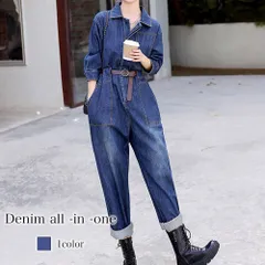 サロペット レディース デニムオールインワン トップス 親子 ワンピース 大人 パンツ マタニティ ゆったり 夏 オーバーオール オールインワ