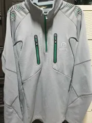 BEAN POLE Outdoor グレー ハーフジップアップ Tシャツ