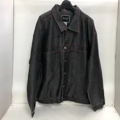 02w21832 WEBS JEANS ブラック XXL 中国製 メンズ デニムジャケット コットン 【中古品】