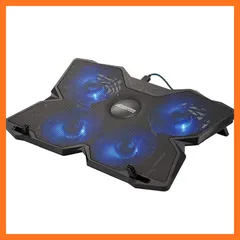 【新品】 DIGITAL SUPPLY FACTORY オーム電機 ノートパソコンクーラー(ファン4基搭載/無段階風量調整/11.6~17inchノートPC対応/折りたたみスタンド付) ブラック