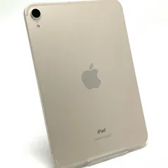【全額返金保証】【最速発送】Apple iPad mini 8.3インチ 第6世代 256GB スターライト WiFi+Cellular SIMフリー 白ロム 美品 動作確認済