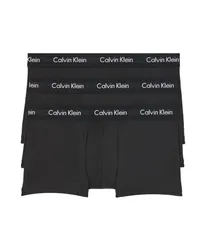 カルバン クライン アンダーウェア メンズ アンダーウェア ボクサーパンツ ローライズ コットン Calvin Klein Underwear Cotton Stretch Low Rise Trunks 3Pack Black ブラック