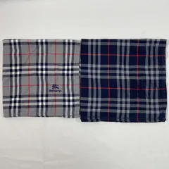 EF1230-4-1 BURBERRY バーバリー ハンカチ 2枚セット