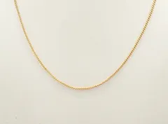 【Swarovski】ネックレスチェーン　ゴールド　ジュエリー　GP3.8g