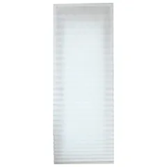 山善 プリーツブラインド 幅90×奥行2.5×高さ180cm 両面テープで貼り付け カット可能 簡単高さ調節 賃貸物件でもOK ホワイト DEB-1890WH [ホワイト]