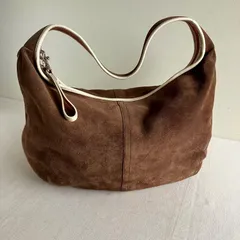 Rare Coach Vintage y2k Ergo Dark Brown Suede Hobo Shoulder Bag