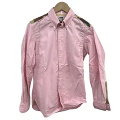 アイコムデギャルソンジュンヤワタナベマン 長袖シャツ サイズS メンズ - ピンク×マルチ BrooksBrothersコラボ