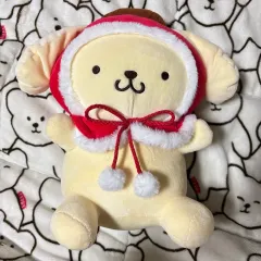 サンリオ ポムポムプリン クリスマス ケープ ぬいぐるみ