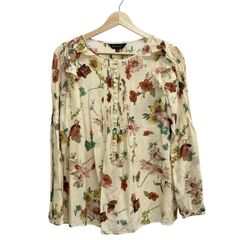 LEONARD(レオナール) 長袖シャツブラウス サイズL レディース - ダーク