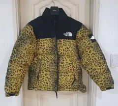 THE NORTH FACE ザノースフェイス ヌプシ グース ダウン ヒョウ柄 レオパード ダウン