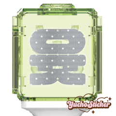 NCT WISH ペンライトステッカー　草鈍器　ユウシ　星総柄シンプルver. 　KPOP アイドル　推し活　ペンライトデコ　推し活DIY