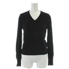 シソラス SYSORUS ウールVネックニット セーター ウール 2 黒 ブラック Vネック 長袖 /AB ■SH