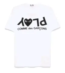 (正規品) COMME des GARCONS コム・デ・ギャルソン PLAY ブラック ハート 55-66 半袖Tシャツ