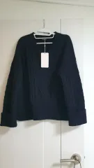 新品) オーバーサイズ Vネック ニット