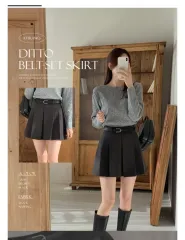 ATTRANGS アットランス ピンタック ミニスカート 冬バージョン