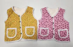 花柄 キルティング ベスト (サイズ 55)