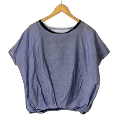 ユナイテッドアローズ A DAY IN THE LIFE UNITED ARROWS タンクトップ付きブラウス レイヤード 半袖 ブルー ネイビー 6417-699-0375 ■GY14 レディース