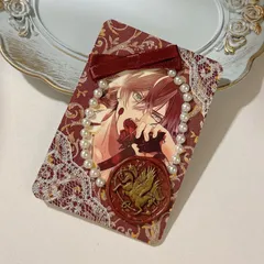 アンティークレッド　ディアラバ　逆巻アヤト　硬質ケース　硬質ケースデコ　トレカケース　トレカケースデコ　B8