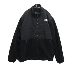 【中古B】THE NORTH FACE ザノースフェイス L メンズ フリースジャケット Denali Jacket デナリジャケット 海外規格 黒 中古B 古着