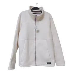 zk3  LL.Bean エルエルビーン　フルジップ　フリースジャケット　白　アイボリー　メンズ XL 軽量　オシャレ　防寒　軽めアウター